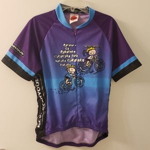 Precarious cycling jersey